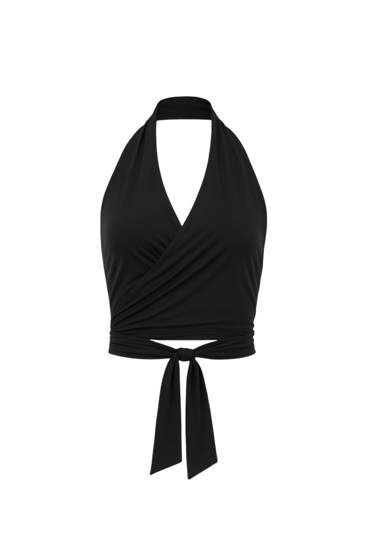 AGNES WRAP BLACK