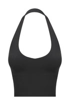 PEARL HALTER - BLACK