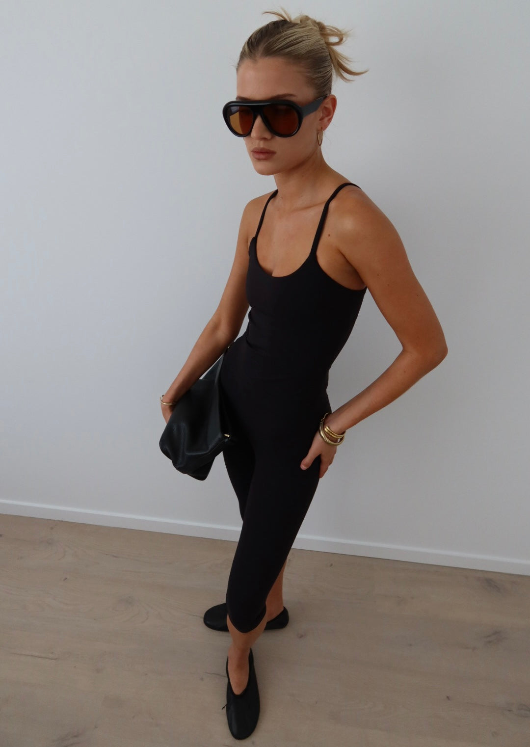 IVY SINGLET - BLACK