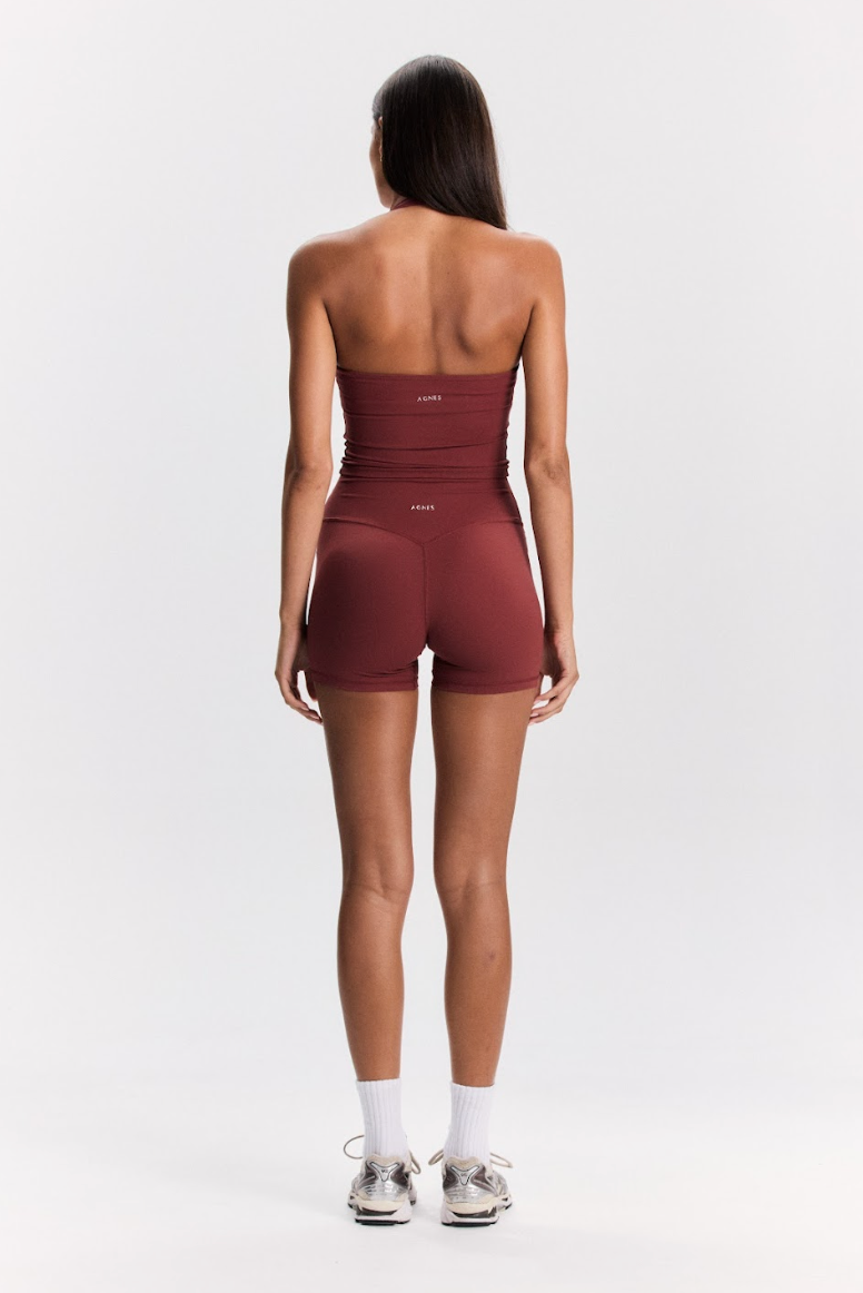 VERA SHORTS - (EXTRA HIGH WAIST) - PINOT
